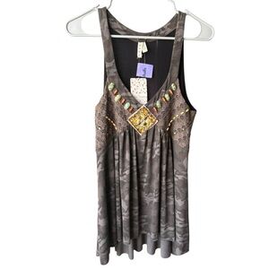 Free People We The Free Army‎ Combo Embedded with Color Stones & Beads